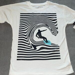 Grayson Threads Surfing the Wave Front and Back Graphic Short Sleeve Shirt